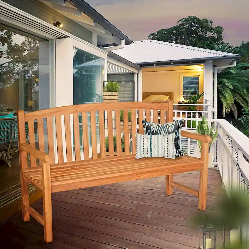 Banc d'extérieur en teck Seven Seas Teak Acapulco, 1,5 mètre