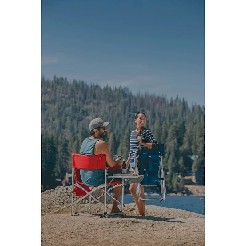 Chaise de sport portable bleu marine Picnic Time