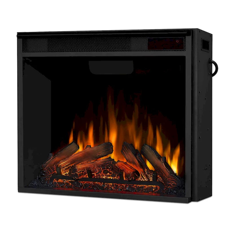 Meuble TV cheminée électrique Lynette 56 gris par Real Flame