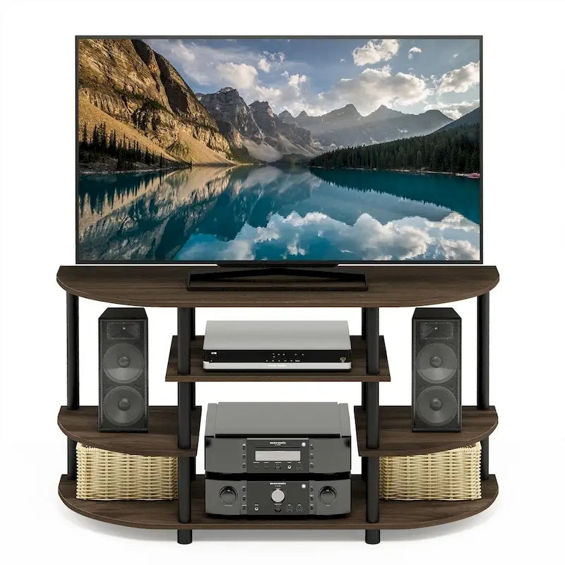 Meuble TV d'angle au design simple Furinno JAYA 15116