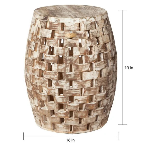 Tabouret de jardin ovale Maya