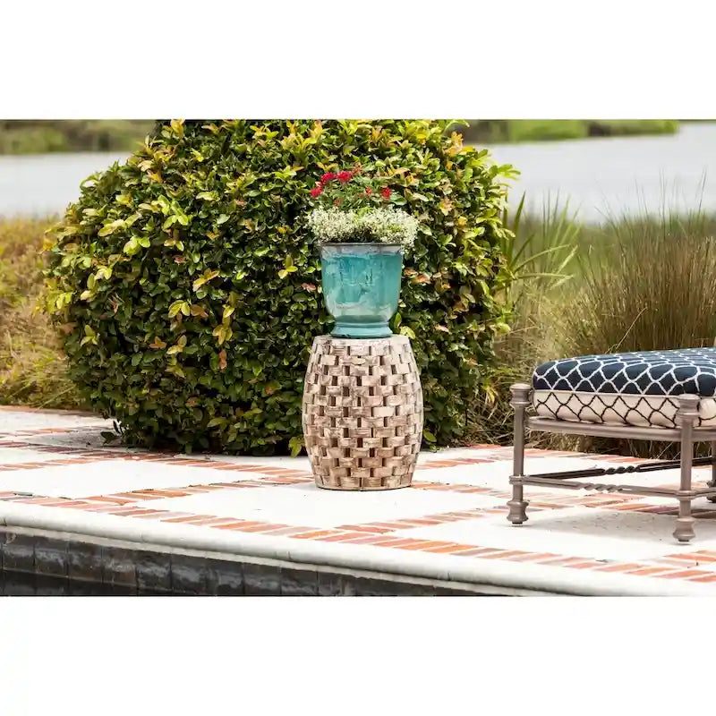 Tabouret de jardin ovale Maya