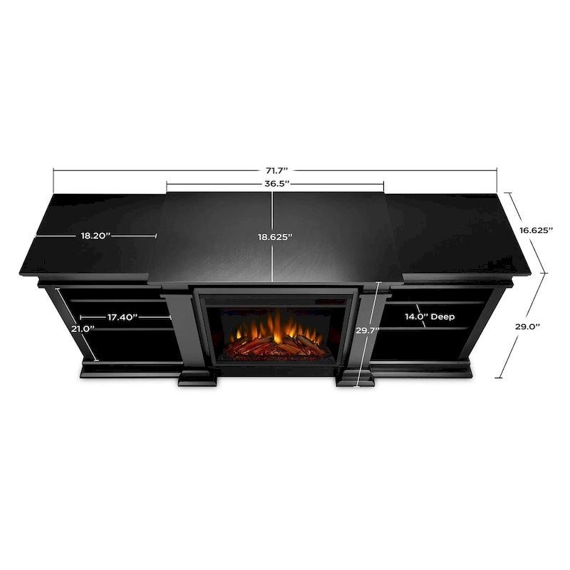 Cheminée électrique Fresno 72 Media de Real Flame