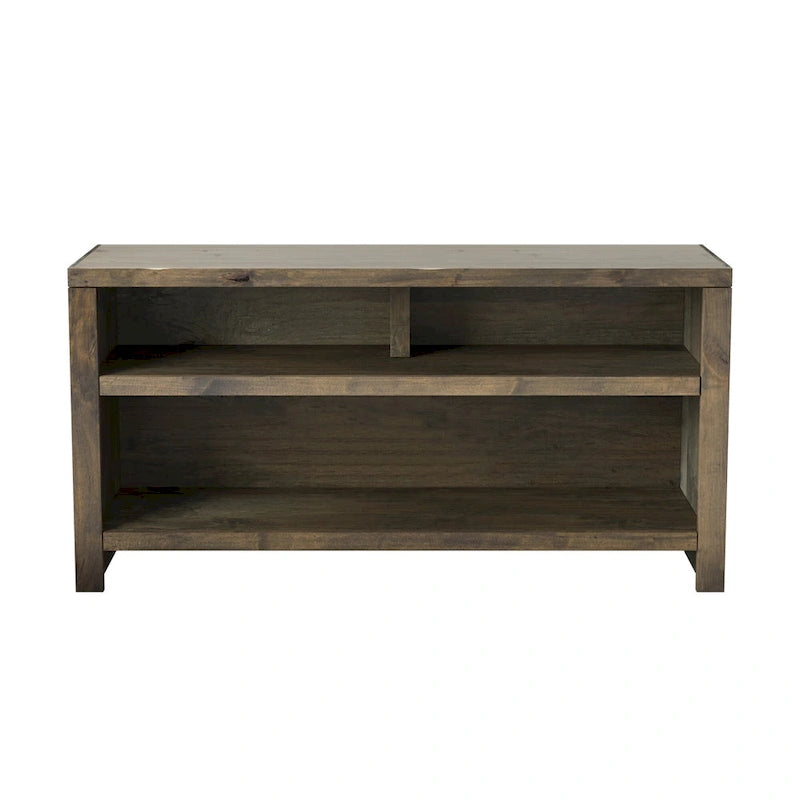 Meuble TV Bridgevine Home Joshua Creek de 48 pouces pour téléviseurs jusqu'à 55 pouces, aucun assemblage requis, finition bois de grange