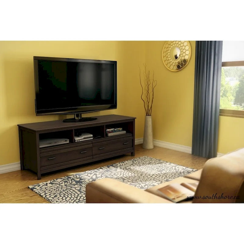 Meuble TV South Shore Exhibit pour téléviseurs jusqu'à 60 po