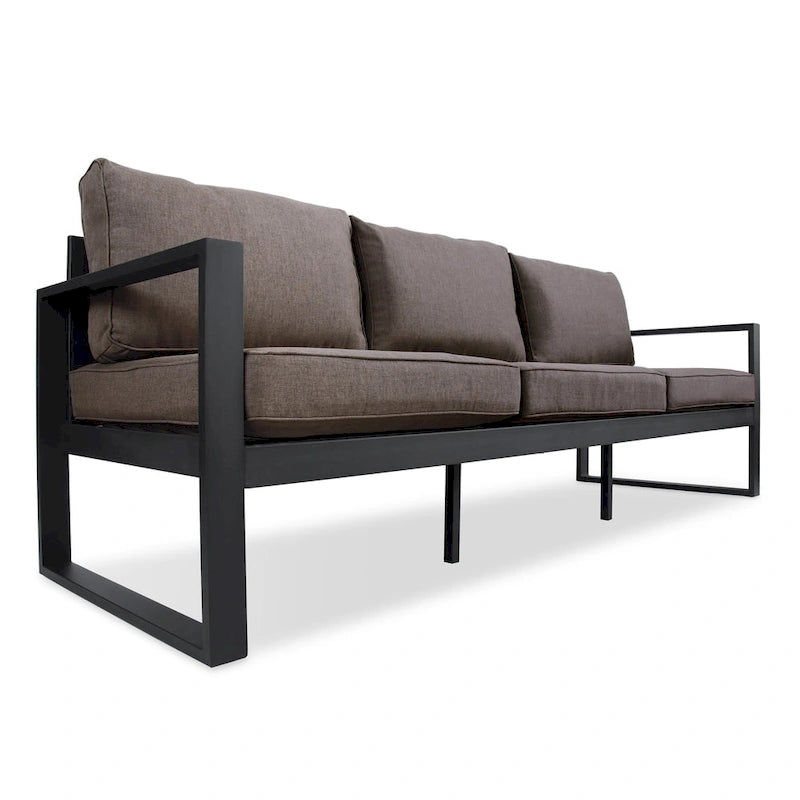 Canapé Baltic noir par Real Flame