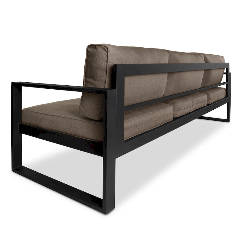 Canapé Baltic noir par Real Flame