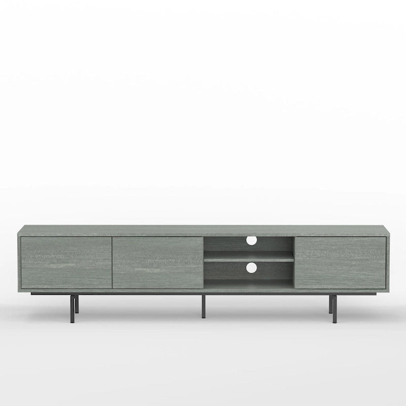 Meuble TV bas moderne du milieu du siècle Glenwillow Home Atlas 78 x 20