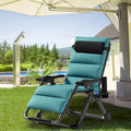 Chaise longue zéro gravité avec coussin amovible - 262845