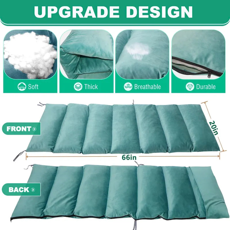 Chaise longue zéro gravité avec coussin amovible - 262845
