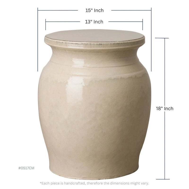 Siège de jardin Koji, Crème 15x18H