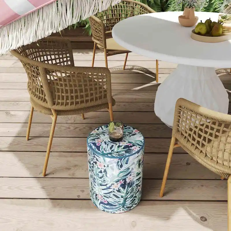 Taurus Ceramic Stool
