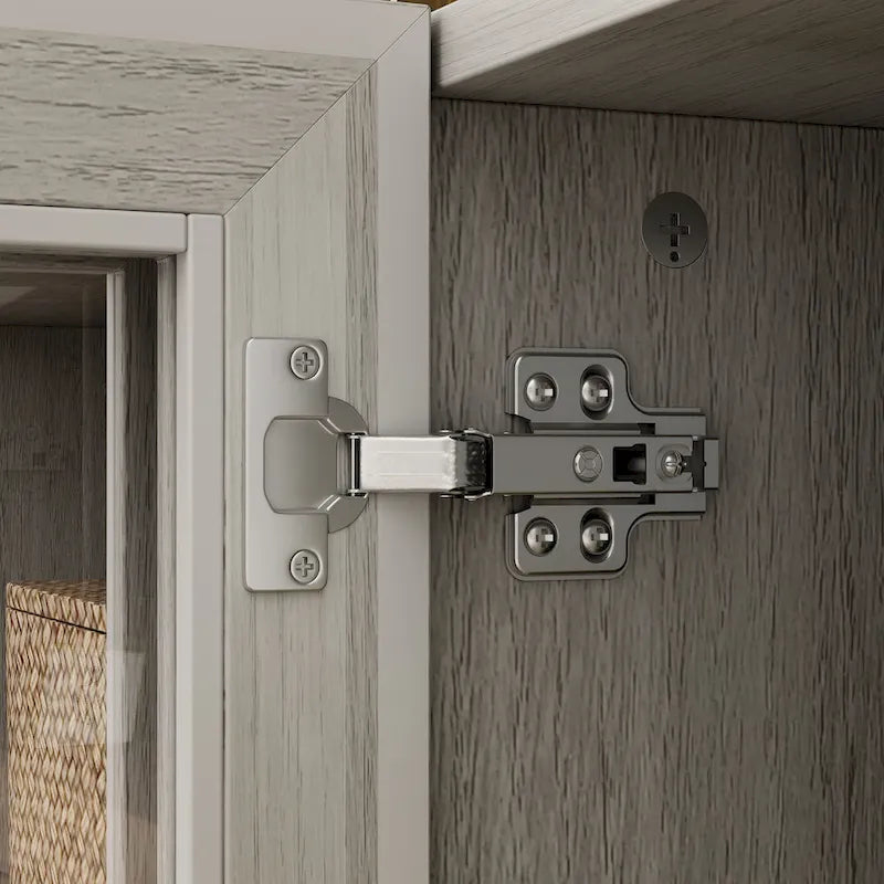 Meuble TV avec portes vitrées pour salons modernes - Meuble de divertissement - 126x70.9