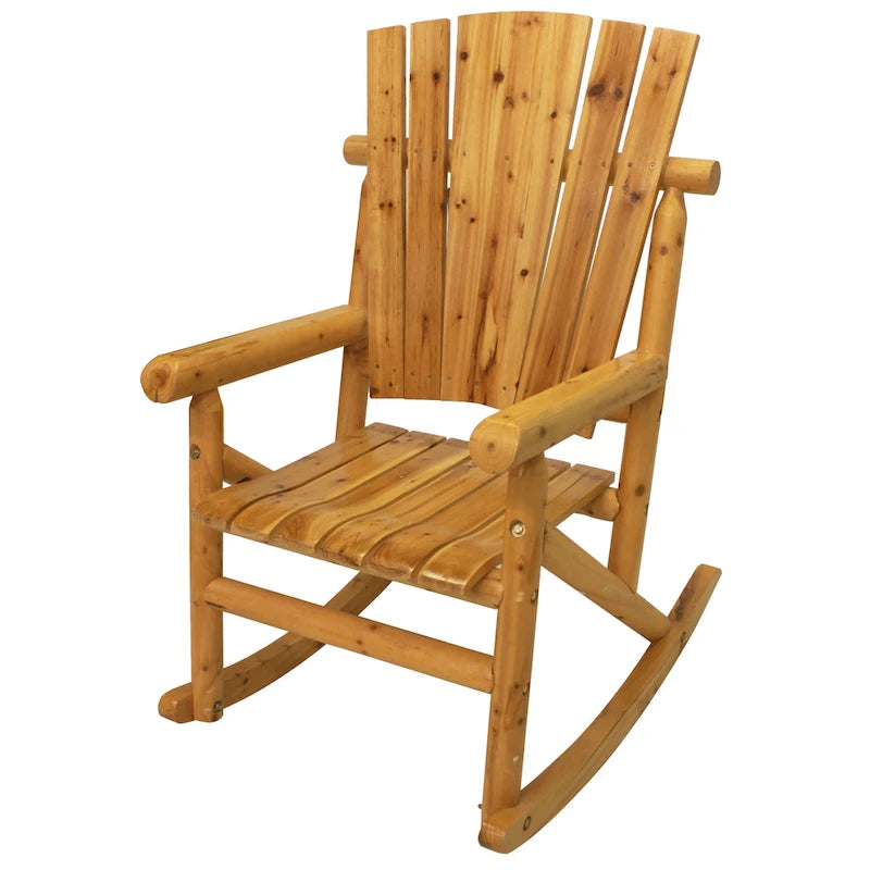 Fauteuil à bascule pour adulte Leigh Country Aspen - Naturel