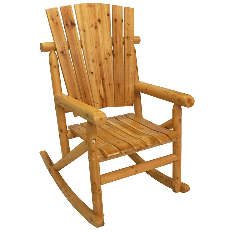 Fauteuil à bascule pour adulte Leigh Country Aspen - Naturel