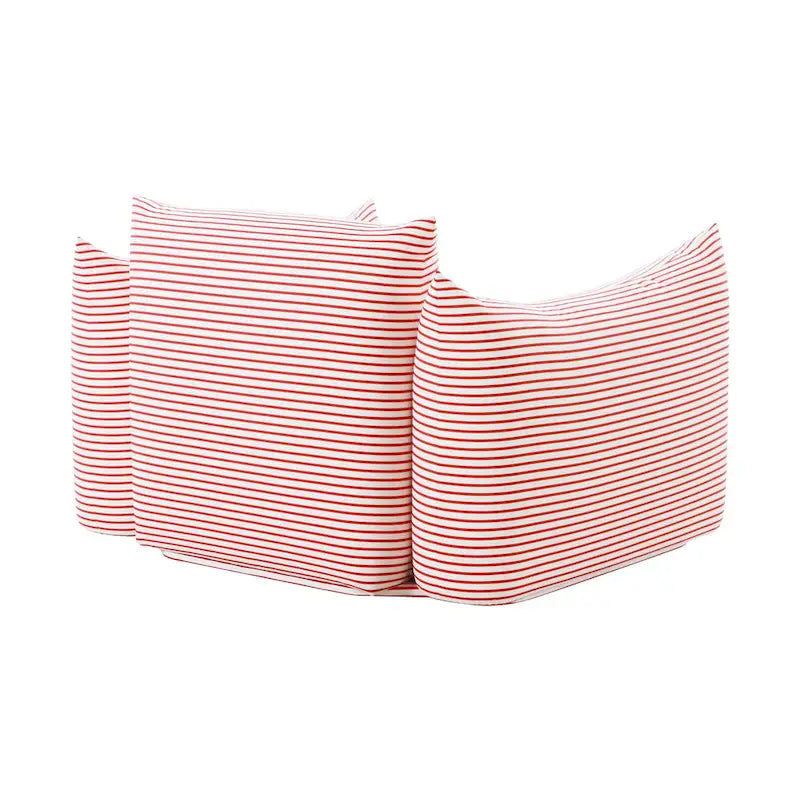 Fauteuil d'extérieur rayé Saint Tropez en tissu rembourré