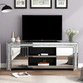 Meuble TV miroir diamant pour console multimédia 59 pouces