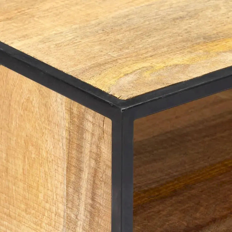 Meuble TV vidaXL 120x30x45 cm Bois de manguier massif