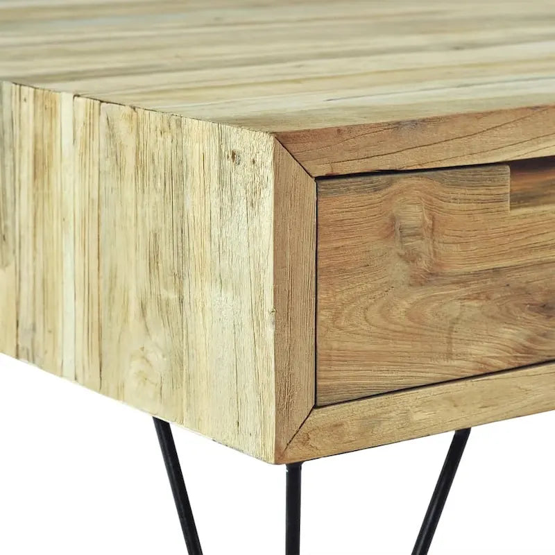vidaXL Meuble TV 120x35x35 cm Bois de teck massif