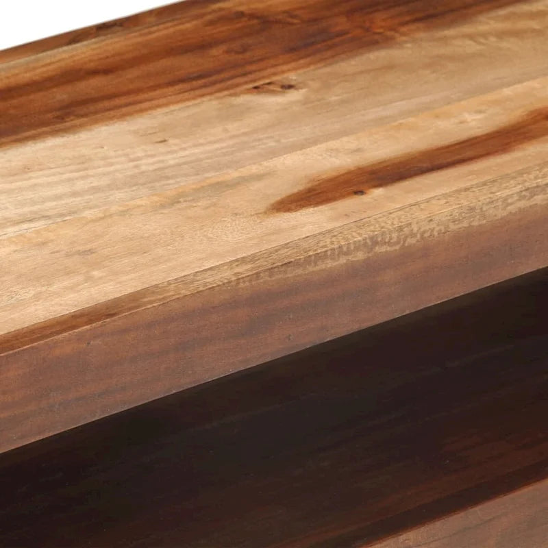 Meuble TV vidaXL 120x30x40 cm en bois massif avec finition