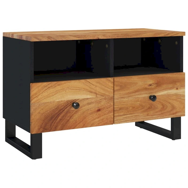 vidaXL Meuble TV 70x33x46 cm Bois de manguier massif