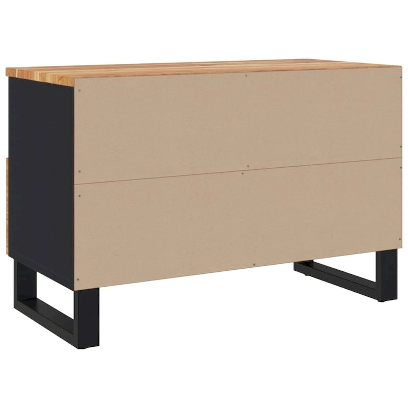 vidaXL Meuble TV 70x33x46 cm Bois de manguier massif
