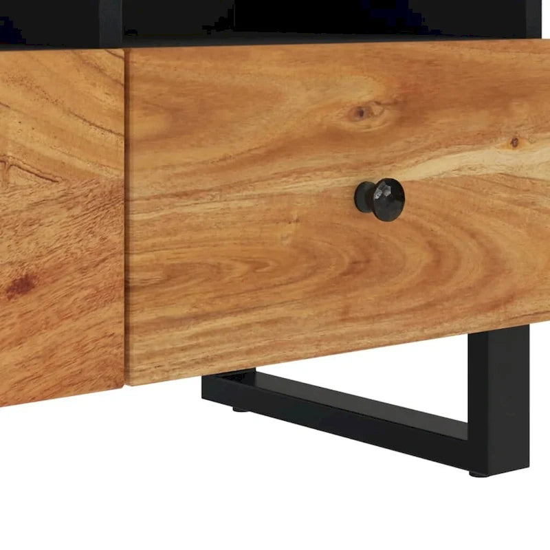 vidaXL Meuble TV 70x33x46 cm Bois de manguier massif
