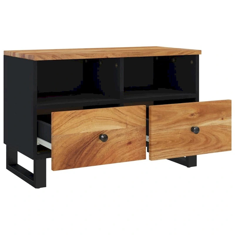vidaXL Meuble TV 70x33x46 cm Bois de manguier massif