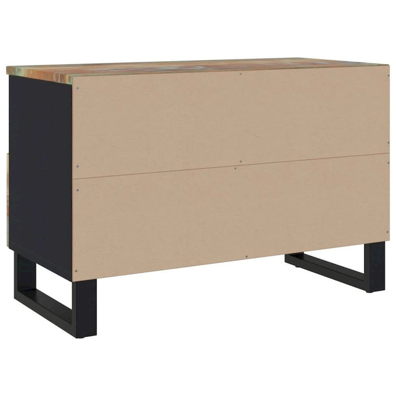 vidaXL Meuble TV 70x33x46 cm Bois de manguier massif