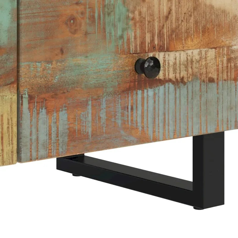 vidaXL Meuble TV 70x33x46 cm Bois de manguier massif