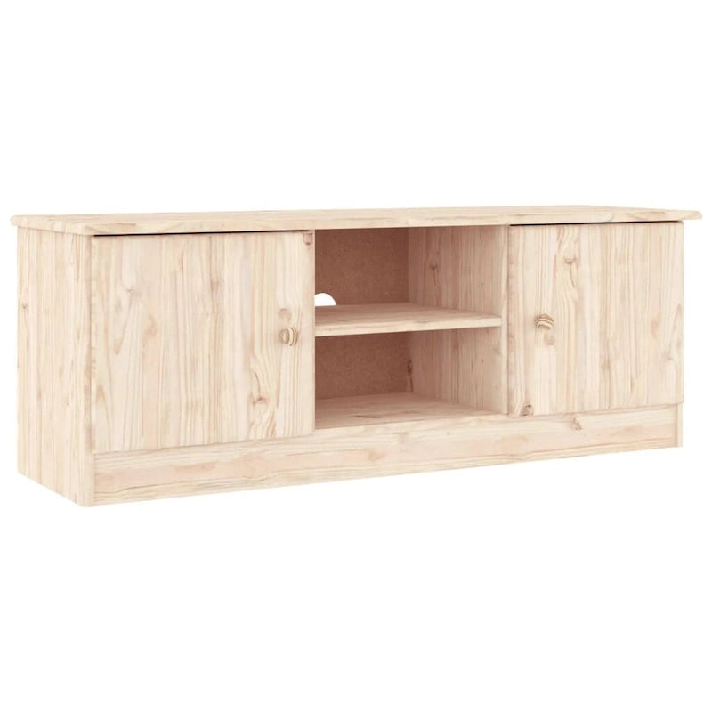 Meuble TV vidaXL ALTA 44.1x13.8x16.1 Bois de pin massif - 44.1 x 13.8 x 16.1