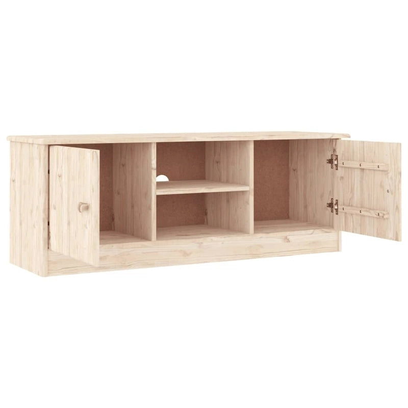 Meuble TV vidaXL ALTA 44.1x13.8x16.1 Bois de pin massif - 44.1 x 13.8 x 16.1