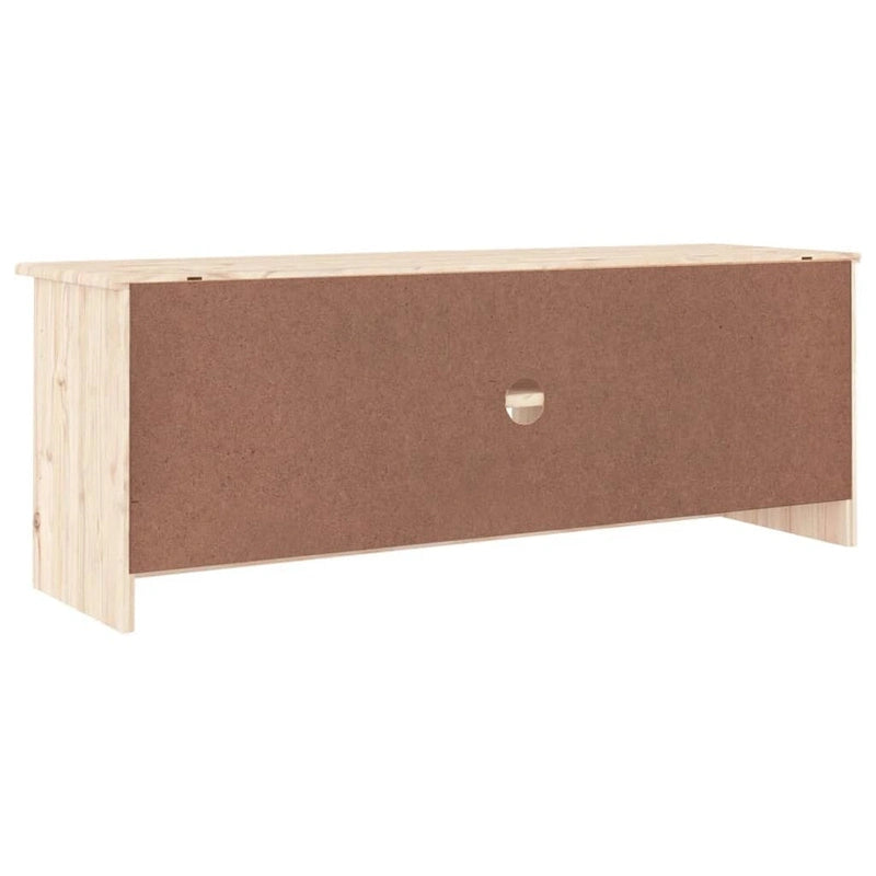 Meuble TV vidaXL ALTA 44.1x13.8x16.1 Bois de pin massif - 44.1 x 13.8 x 16.1