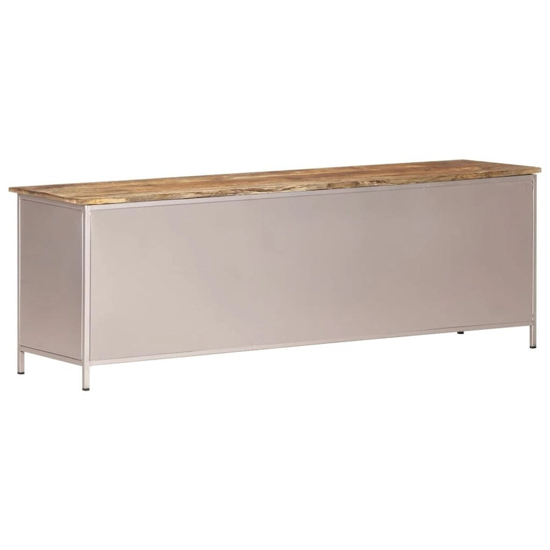 Meuble TV vidaXL 120x30x40 cm Bois de manguier brut