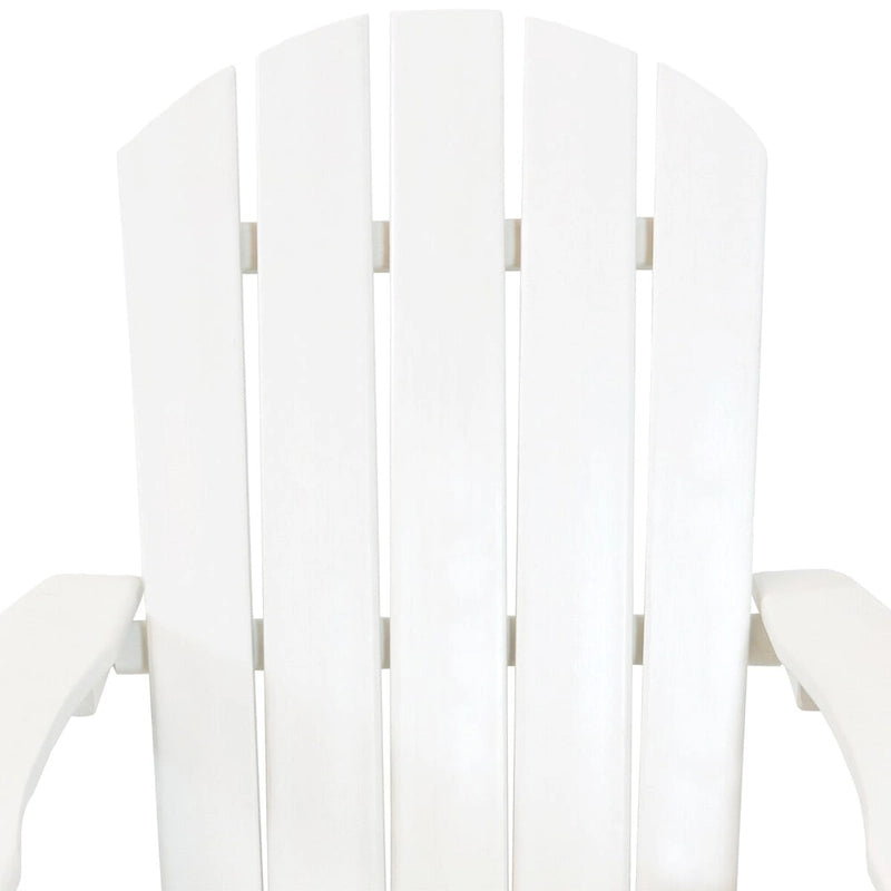 Lot de 2 chaises Adirondack Sunnydaze tout temps avec porte-gobelet