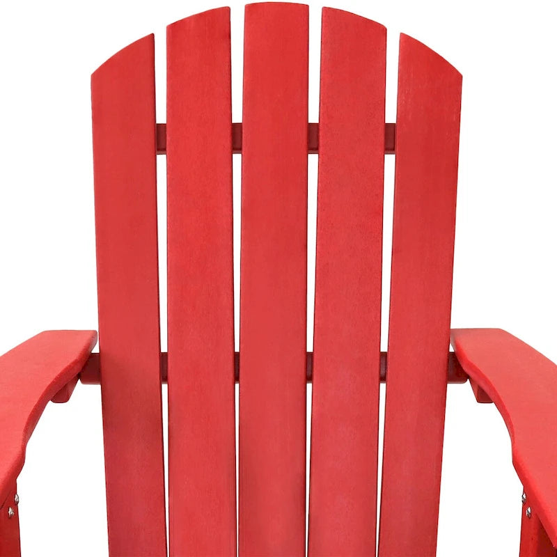 Lot de 2 chaises Adirondack Sunnydaze tout temps avec porte-gobelet