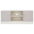 Meuble TV 2 portes 1 étagère Safavieh Burghilde - 47 L x 16 P x 20 H - 47Lx16Px20H