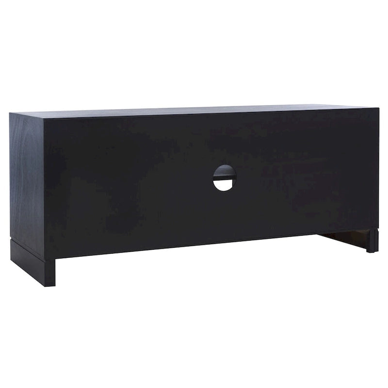 Meuble TV 2 portes 1 étagère Safavieh Burghilde - 47 L x 16 P x 20 H - 47Lx16Px20H