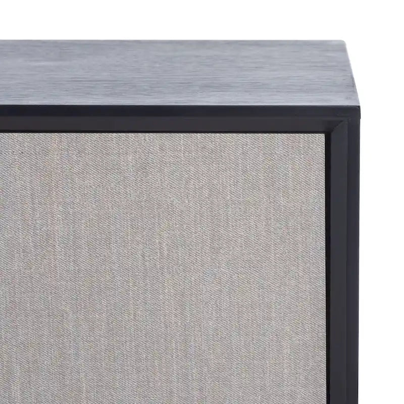 Meuble TV 2 portes 1 étagère Safavieh Burghilde - 47 L x 16 P x 20 H - 47Lx16Px20H