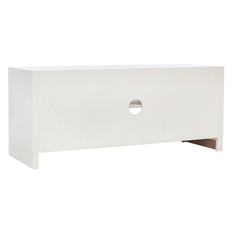 Meuble TV 2 portes 1 étagère Safavieh Burghilde - 47 L x 16 P x 20 H - 47Lx16Px20H