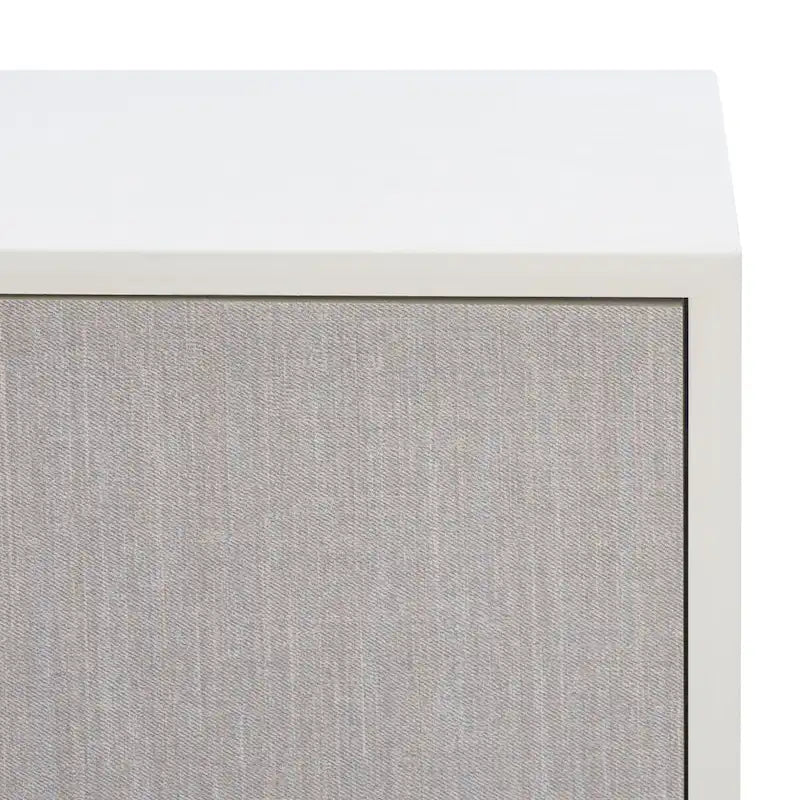 Meuble TV 2 portes 1 étagère Safavieh Burghilde - 47 L x 16 P x 20 H - 47Lx16Px20H