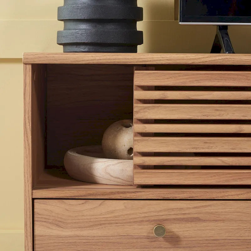Meuble TV média à 3 tiroirs Safavieh Ciera (pour téléviseur à écran plat de 65 pouces) - 58,7 po x 15,2 po x 23,9 po - 59Wx15Px24H