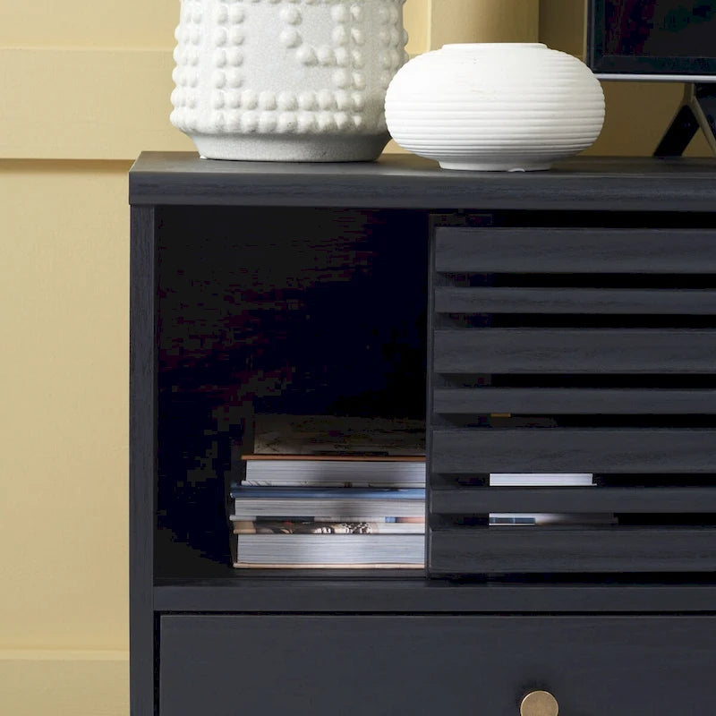 Meuble TV média à 3 tiroirs Safavieh Ciera (pour téléviseur à écran plat de 65 pouces) - 58,7 po x 15,2 po x 23,9 po - 59Wx15Px24H