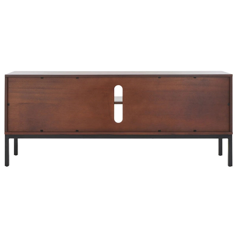 Meuble TV Safavieh Cristen à 1 étagère en rotin – 54 L x 15 P x 22 H po – 54Lx15Px22H