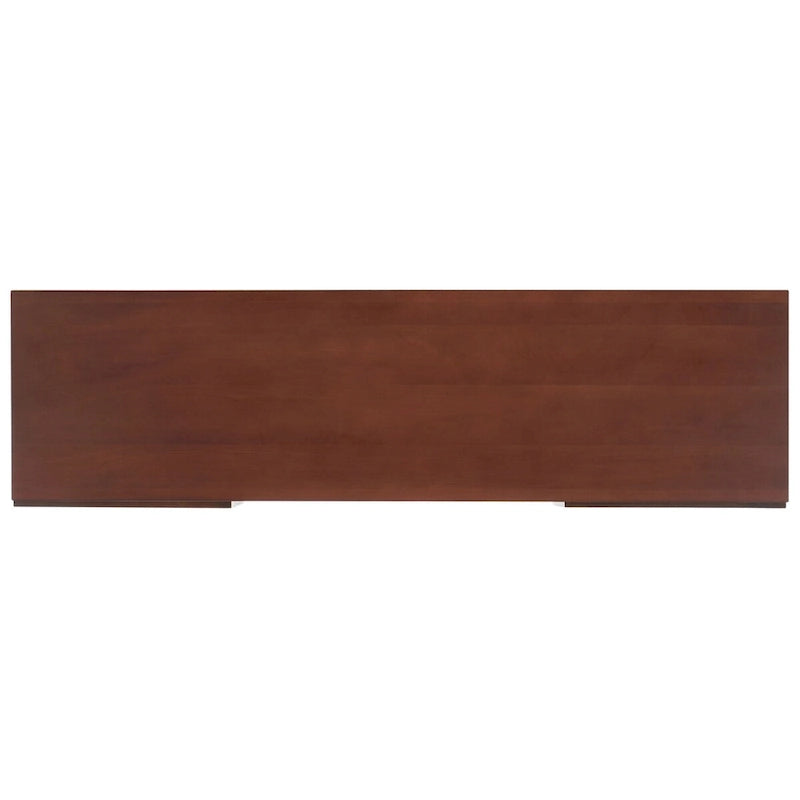 Meuble TV Safavieh Cristen à 1 étagère en rotin – 54 L x 15 P x 22 H po – 54Lx15Px22H