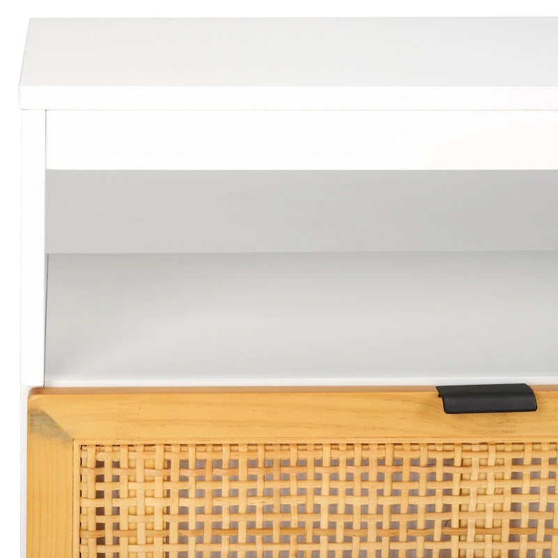 Meuble TV/multimédia SAFAVIEH Kaitlyn 2 tiroirs, 1 étagère (convient aux téléviseurs à écran plat jusqu'à 55 po) - 48 larg. x 16 prof. x 17 haut.