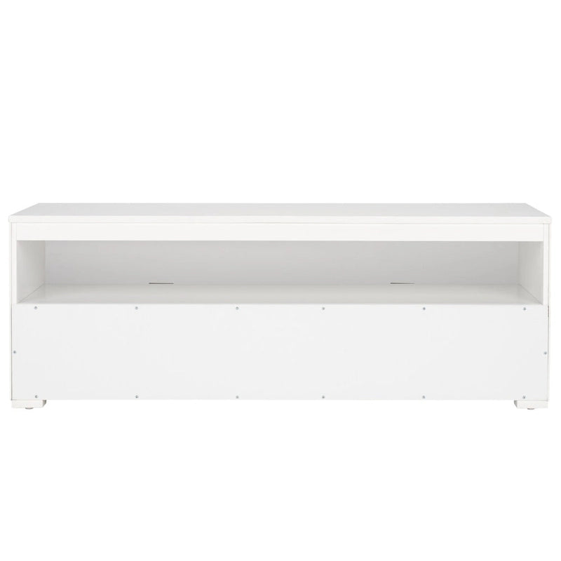 Meuble TV/multimédia SAFAVIEH Kaitlyn 2 tiroirs, 1 étagère (convient aux téléviseurs à écran plat jusqu'à 55 po) - 48 larg. x 16 prof. x 17 haut.