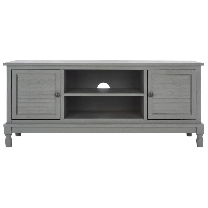 Meuble TV SAFAVIEH Caitlyn 2 portes 1 étagère – 47 L x 16 P x 20 H – 47Lx16Px20H