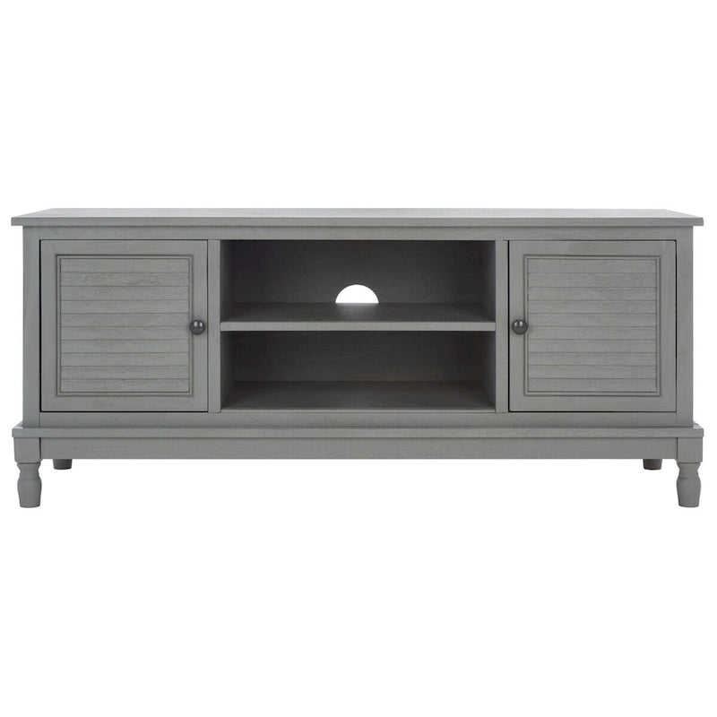 Meuble TV SAFAVIEH Caitlyn 2 portes 1 étagère – 47 L x 16 P x 20 H – 47Lx16Px20H