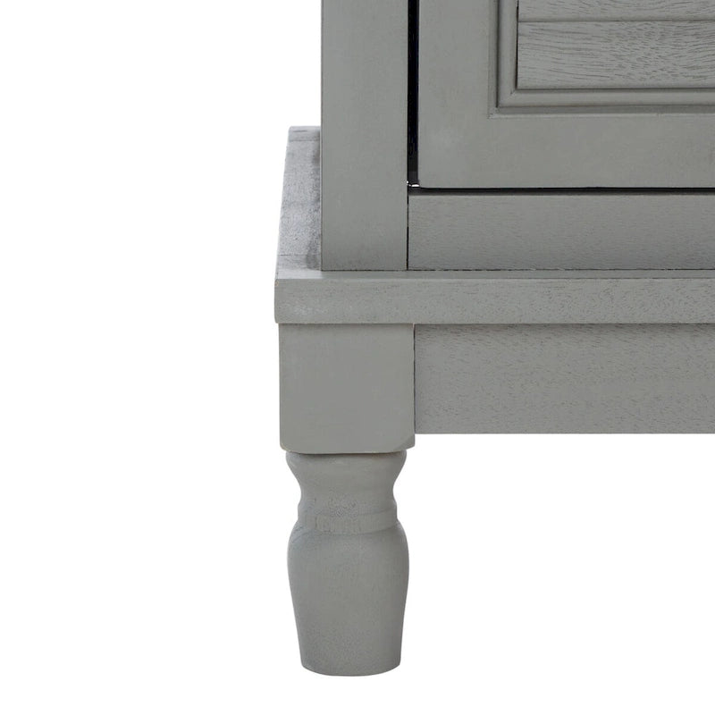Meuble TV SAFAVIEH Caitlyn 2 portes 1 étagère – 47 L x 16 P x 20 H – 47Lx16Px20H